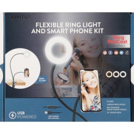 Vivitar 2-in-1 Desk Clamp Ring Light Vivitar 2-in-1 Desk Clamp Ring Light