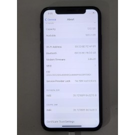 Apple iPhone XS 512GB No Face ID New Battery Installed Excellent Condition Black