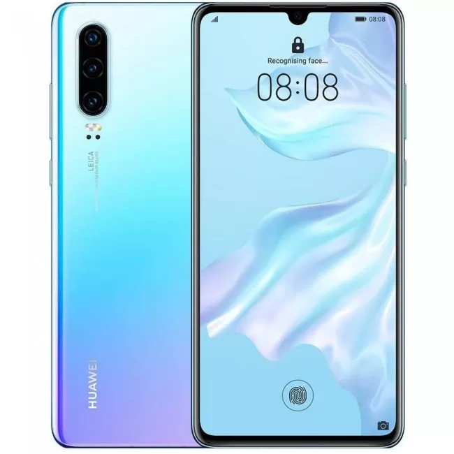 Buy Refurbished Huawei P30 (128GB) in Aurora Blue Buy Refurbished Huawei P30 (128GB) in Aurora Blue