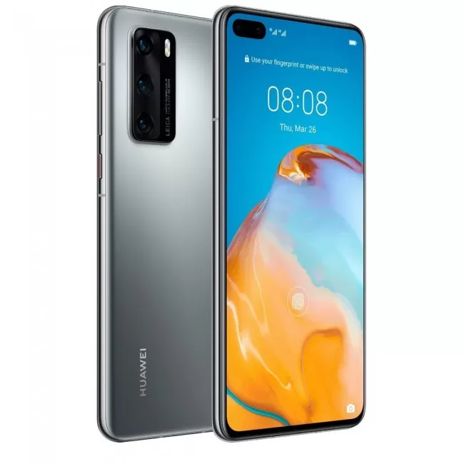 Buy Refurbished Huawei P40 Pro Dual Sim (256GB) in Silver Frost Buy Refurbished Huawei P40 Pro Dual Sim (256GB) in Silver Frost