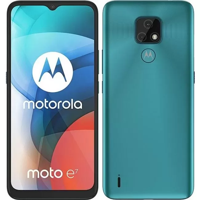 Buy Refurbished Motorola Moto E7 (32GB) in Aqua Blue
