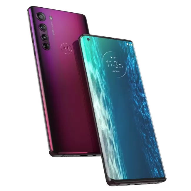 Buy Refurbished Motorola Edge 5G (128GB) in Midnight Magenta