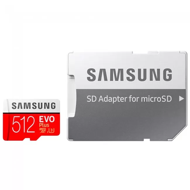 Samsung EVO Plus 512GB MicroSDXC with SD Adapter (Stock Clearance) Samsung EVO Plus 512GB MicroSDXC with SD Adapter (Stock Clearance)