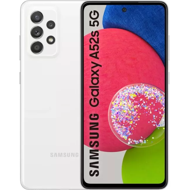 Buy Refurbished Samsung Galaxy A52s 5G Dual Sim (128GB) in Awesome White Buy Refurbished Samsung Galaxy A52s 5G Dual Sim (128GB) in Awesome White